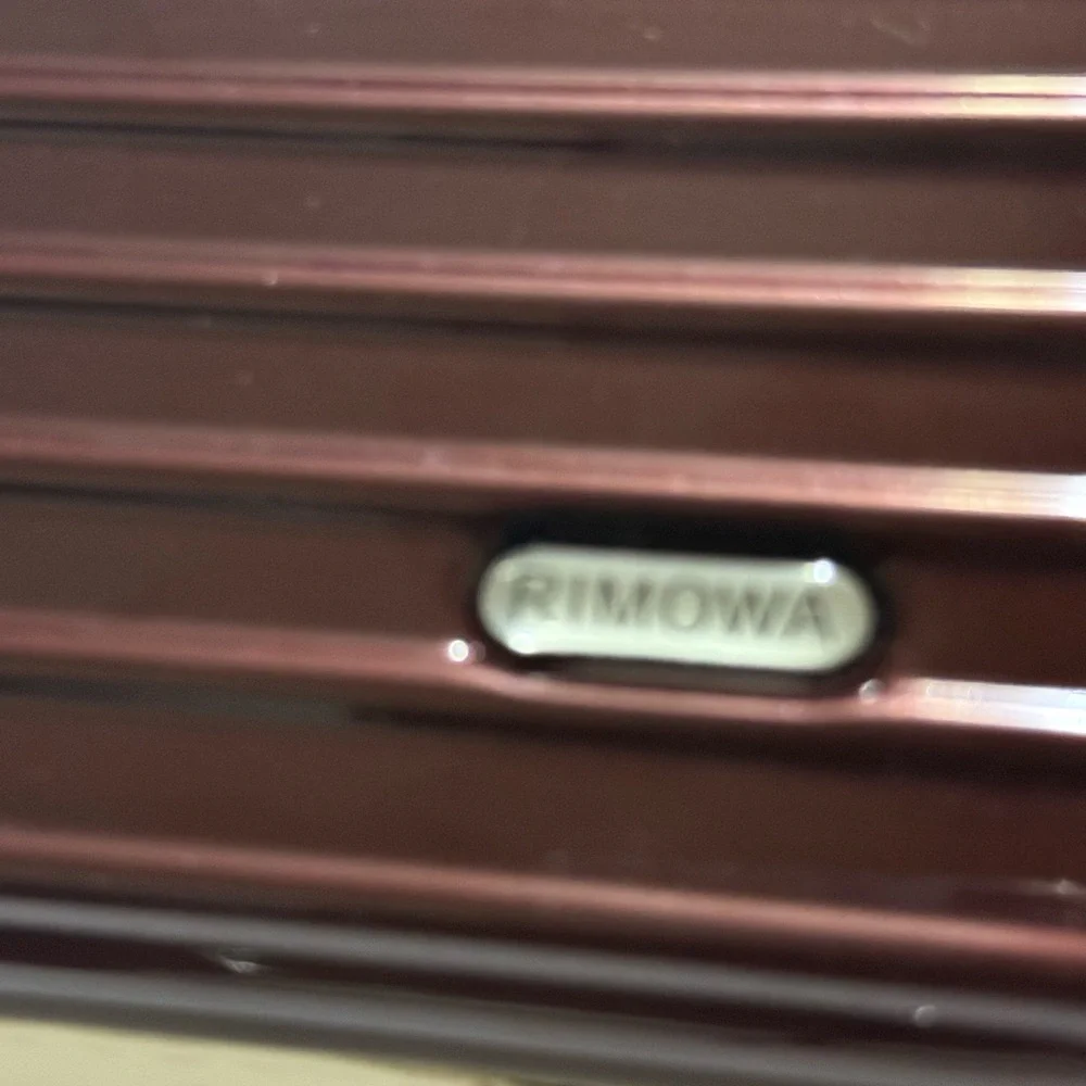 RIMOWA Burgundy Toiletry Hard Case Organizer